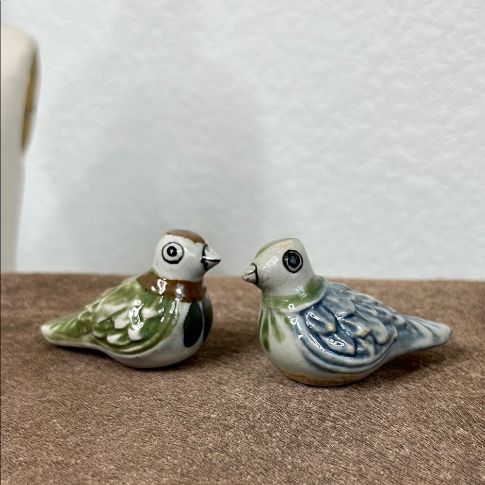 Ceramic Mexican Ken Edwards KE Tonala Mexico Pottery Hand Painted Birds